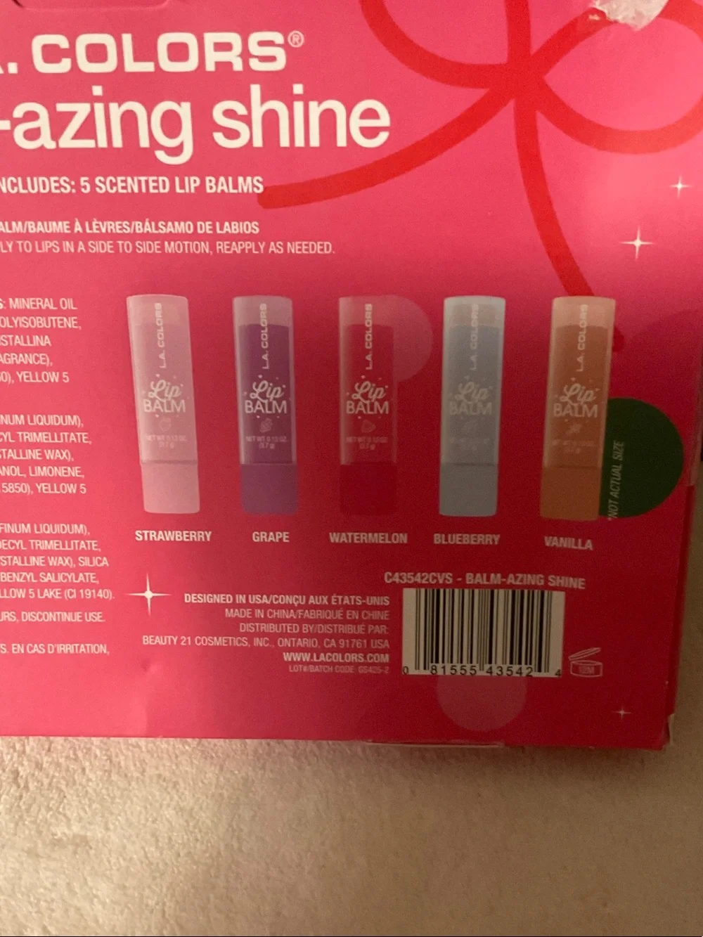 L.A. Colors five scented